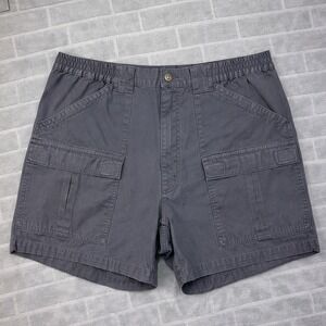 Cabela's Cargo Shorts Mens 38 Gray Outdoors Utility Hiking Safari Bush Gorpcore